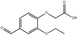 2-(2-Ethoxy-4-formylphenoxy)acetic acid Struktur