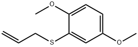 ALLYL(2,5-DIMETHOXYPHENYL)SULFANE Struktur