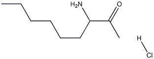 3-aminononan-2-one:hydrochloride Struktur