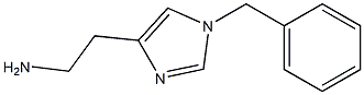 2-(1-benzylimidazol-4-yl)ethanamine Struktur