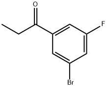 1-(3-BROMO-5-FLUOROPHENYL)PROPAN-1-ONE Struktur