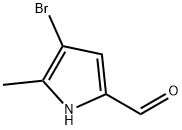 4-bromo-5-methyl-1H-pyrrole-2-carbaldehyde Struktur