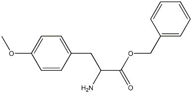 benzyl 2-amino-3-(4-methoxyphenyl)propanoate Struktur