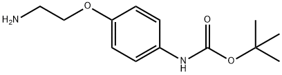 TERT-BUTYL (4-(2-AMINOETHOXY)PHENYL)CARBAMATE Struktur