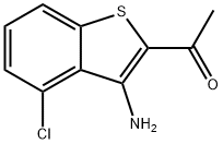 1-(3-AMINO-4-CHLOROBENZO[B]THIOPHEN-2-YL)ETHANONE Struktur