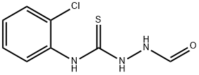 N-[(2-chlorophenyl)carbamothioylamino]formamide Struktur