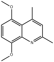 Quinoline,5,8-dimethoxy-2,4-dimethyl- Struktur