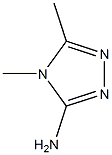 4H-1,2,4-Triazol-3-amine, 4,5-dimethyl- Struktur