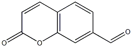 2-oxochromene-7-carbaldehyde Struktur