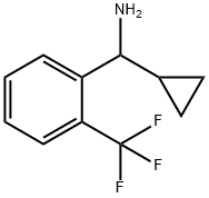 CYCLOPROPYL[2-(TRIFLUOROMETHYL)PHENYL]METHANAMINE Struktur