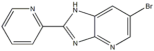 6-bromo-2-(pyridin-2-yl)-1H-imidazo[4,5-b]pyridine Struktur