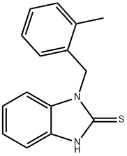 1-(2-methylbenzyl)-1H-benzo[d]imidazole-2-thiol Struktur