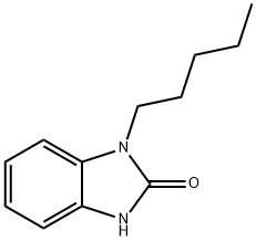 1-pentyl-1,3-dihydro-2H-benzo[d]imidazol-2-one Struktur