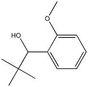 Benzenemethanol, a-(1,1-dimethylethyl)-2-methoxy- Struktur