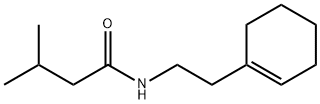 N-[2-(cyclohexen-1-yl)ethyl]-3-methylbutanamide Struktur