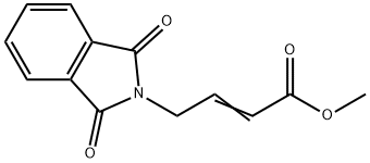 2-Butenoic acid,4-(1,3-dihydro-1,3-dioxo-2H-isoindol-2-yl)-, methyl ester Struktur