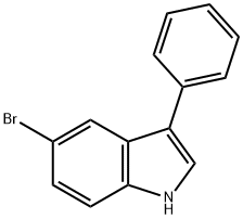 1H-Indole, 5-bromo-3-phenyl- Struktur