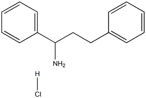 1,3-diphenylpropan-1-amine hydrochloride Struktur