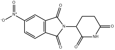 2-(2,6-dioxopiperidin-3-yl)-5-nitroisoindoline-1,3-dione 結(jié)構(gòu)式