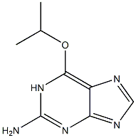 1H-Purin-2-amine, 6-(1-methylethoxy)- Struktur