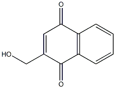 1,4-Naphthalenedione,2-(hydroxymethyl)- Struktur