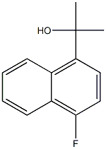 2-(4-fluoronaphthalen-1-yl)propan-2-ol Struktur