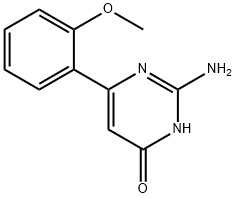 2-AMINO-6-(2-METHOXYPHENYL)PYRIMIDIN-4-OL Struktur