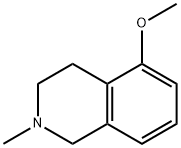 5-Methoxy-2-methyl-1,2,3,4-tetrahydroisoquinoline Struktur