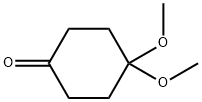 Cyclohexanone, 4,4-dimethoxy- Struktur