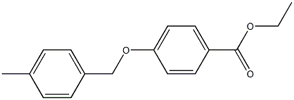 4-(4-Methyl-benzyloxy)-benzoic acid ethyl ester Struktur