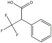 3,3,3-trifluoro-2-phenyl-propanoic acid Struktur