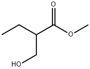 METHYL 2-(HYDROXYMETHYL)BUTANOATE Struktur