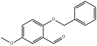 2-Benzyloxy-5-methoxy-benzaldehyde Struktur