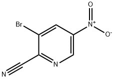 3-BROMO-5-NITROPICOLINONITRILE Struktur