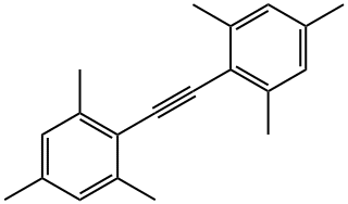 Benzene, 1,1'-(1,2-ethynediyl)bis[2,4,6-trimethyl- Struktur