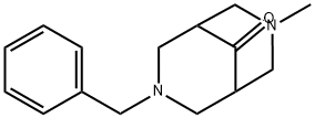 3,7-Diazabicyclo[3.3.1]nonan-9-one, 3-methyl-7-(phenylmethyl)- Struktur