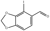 4-IODOBENZO[D][1,3]DIOXOLE-5-CARBALDEHYDE Struktur