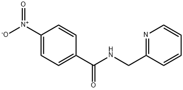 4-nitro-N-(pyridin-2-ylmethyl)benzamide Struktur