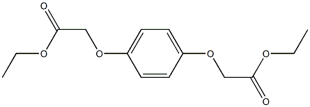 Acetic acid, 2,2'-[1,4-phenylenebis(oxy)]bis-, diethyl ester Struktur