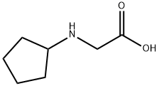 Glycine, N-cyclopentyl- Struktur