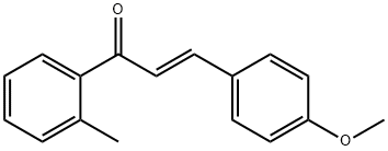 (2E)-3-(4-methoxyphenyl)-1-(2-methylphenyl)prop-2-en-1-one Struktur