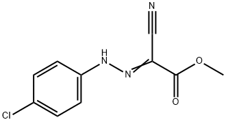 methyl [(4-chlorophenyl)hydrazono](cyano)acetate Struktur