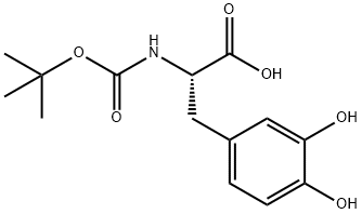 DL-N-[(1,1-dimethylethoxy)carbonyl]-3-hydroxy- Tyrosine Struktur