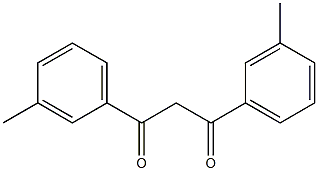 1,3-bis(3-methylphenyl)propane-1,3-dione Struktur