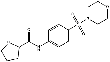 N-(4-morpholin-4-ylsulfonylphenyl)oxolane-2-carboxamide Struktur