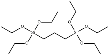 triethoxy(3-triethoxysilylpropyl)silane Struktur