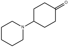 Cyclohexanone, 4-(1-piperidinyl)- Struktur