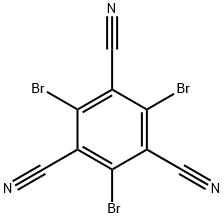 1,3,5-Benzenetricarbonitrile, 2,4,6-tribromo- Struktur