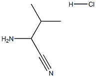 2-amino-3-methylbutanenitrile hydrochloride Struktur