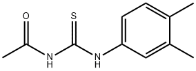 N-{[(3,4-dimethylphenyl)amino]carbonothioyl}acetamide Struktur